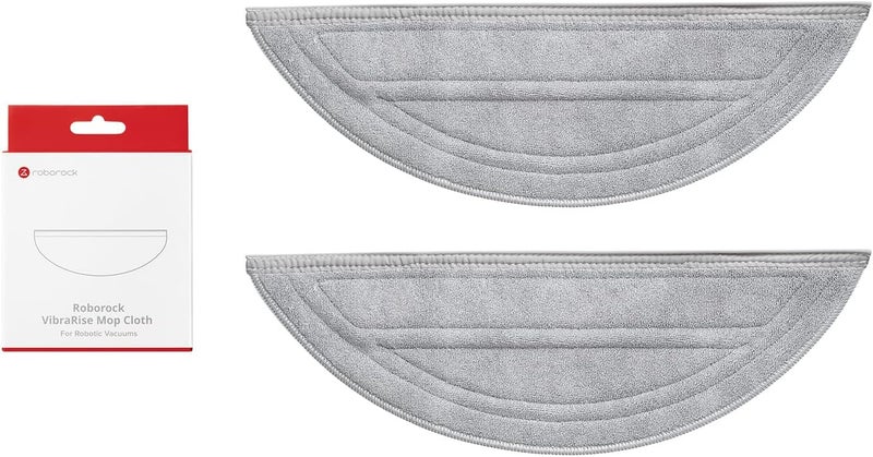 roborock 2 Pack Microfiber Mop Cloths for Saros 10 Robot Vacuum Cleaner, Mop Pad Replacement Accessories - Image 4